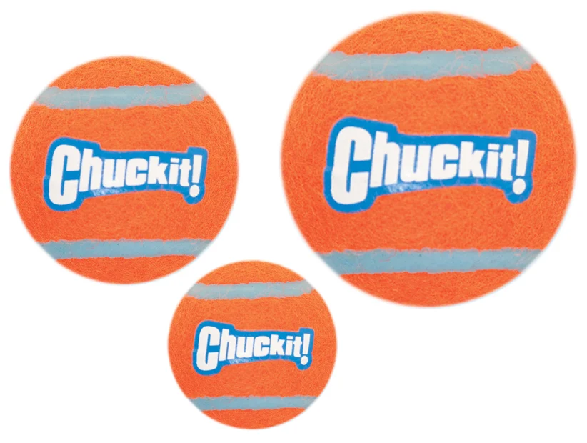 Balle de tennis pour chien S, ø 5 cm, 2 pièces, flottante – Chuckit! Tennis Ball – Image 4