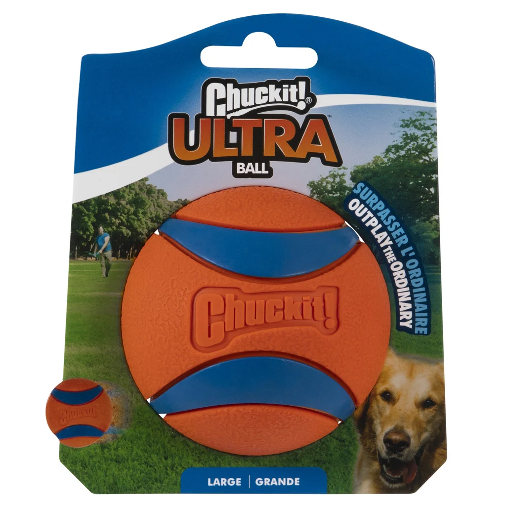 Balle pour chien en caoutchouc L, ø 7 cm, flottante – Chuckit! Ultra Ball – Image 1