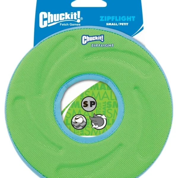 Jouet à rapporter pour chien S, flottant, 15 cm – Chuckit! Amphibious Zipflight