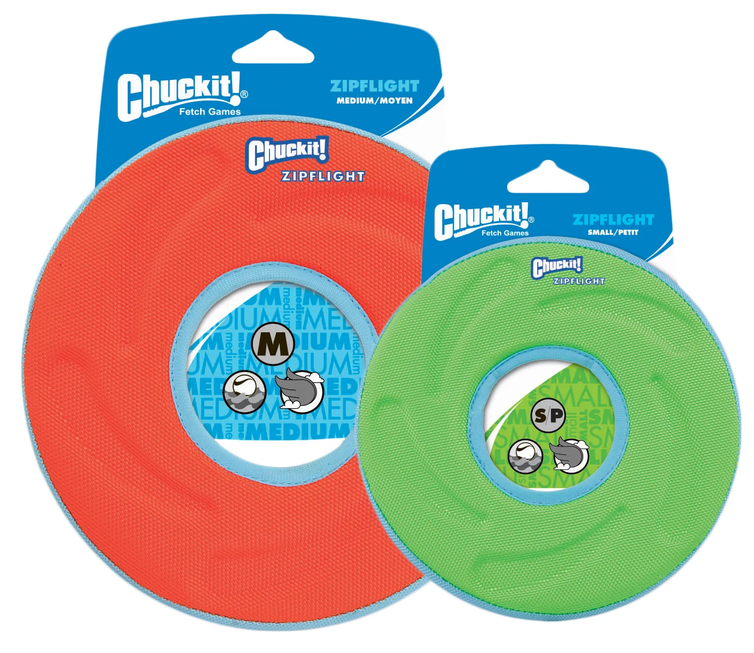 Jouet à rapporter pour chien S, flottant, 15 cm – Chuckit! Amphibious Zipflight – Image 2