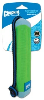 Dummy de rapport avec corde, flottant, ø 5 cm x 25 cm – Chuckit! Amphibious Bumper M – Image 2