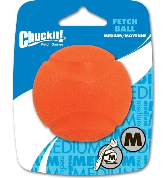 Balle pour chien en caoutchouc, Ø 6 cm – Chuckit! Fetch Ball M