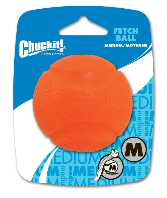 CHUC194002.jpg Balle pour chien en caoutchouc, Ø 6 cm – Chuckit! Fetch Ball M – Image 1