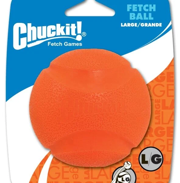 Balle pour chien en caoutchouc naturel, rebondissante, L 7 cm – Chuckit! Fetch Ball