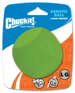 Balle pour chien en caoutchouc à forme anguleuse, L 7 cm – Chuckit! Erratic Ball
