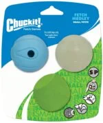 Balles pour chien lumineuses et sonores, 3 pièces, Ø 5 cm – Chuckit! Fetch Medley S