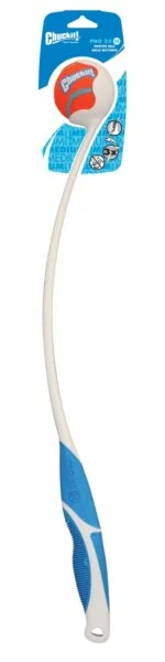 Lanceur de balle pour chien avec poignée en caoutchouc et balle de tennis, 63 cm – Chuckit! Pro Launcher M