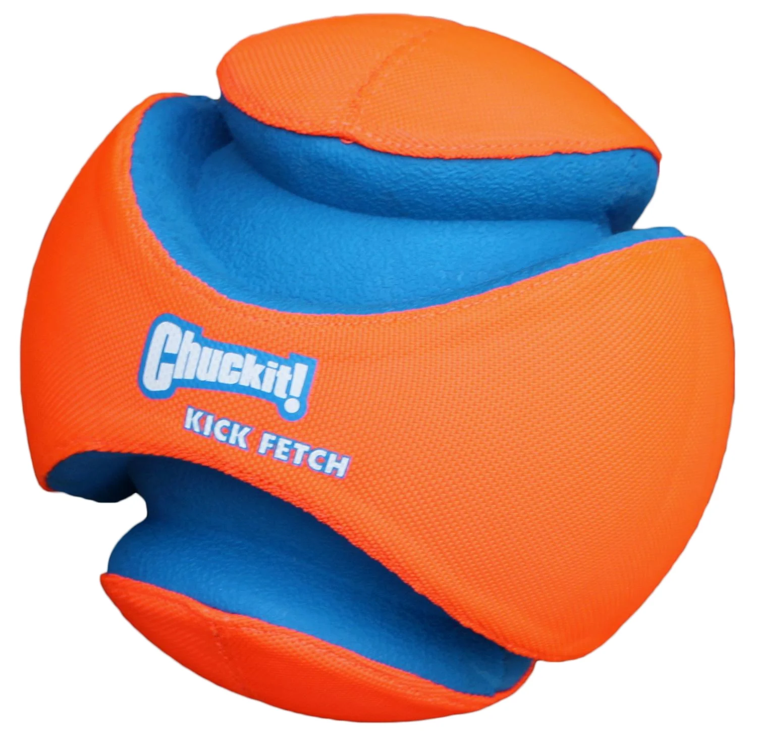 Ballon de football pour chien avec encoches en caoutchouc, Ø 19 cm – Chuckit! Kick Fetch Dog L – Image 4