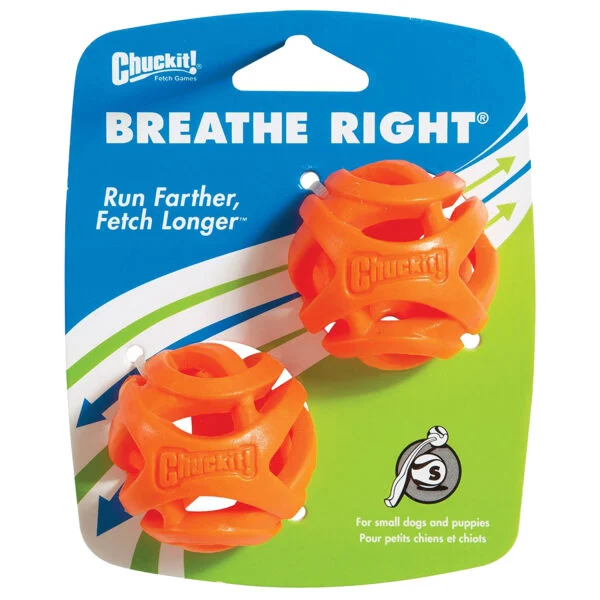 Balle de rapport pour chien S, flottante, 5 cm, lot de 2 – Chuckit! Air Fetch Ball
