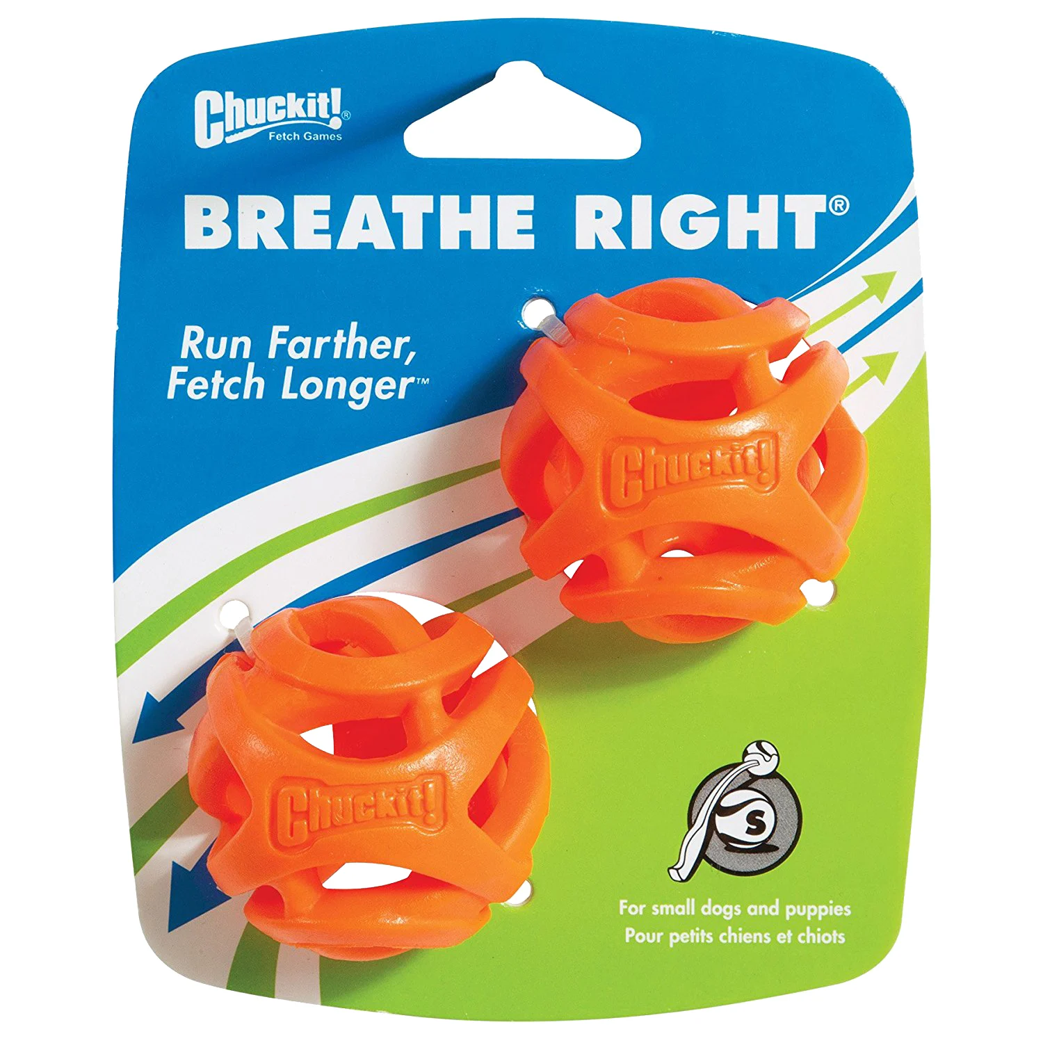 Balle de rapport pour chien S, flottante, 5 cm, lot de 2 – Chuckit! Air Fetch Ball – Image 1