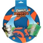 Frisbee en caoutchouc pour chien avec sifflement, 28 cm – Chuckit! Whistle Flight