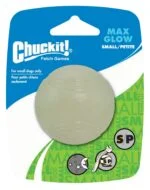 Balle en caoutchouc pour chien, lumineuse, Ø 5 cm – Chuckit! Max Glow S