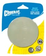 Balle pour chien en caoutchouc, lumineuse, Ø 9 cm – Chuckit! Max Glow XL