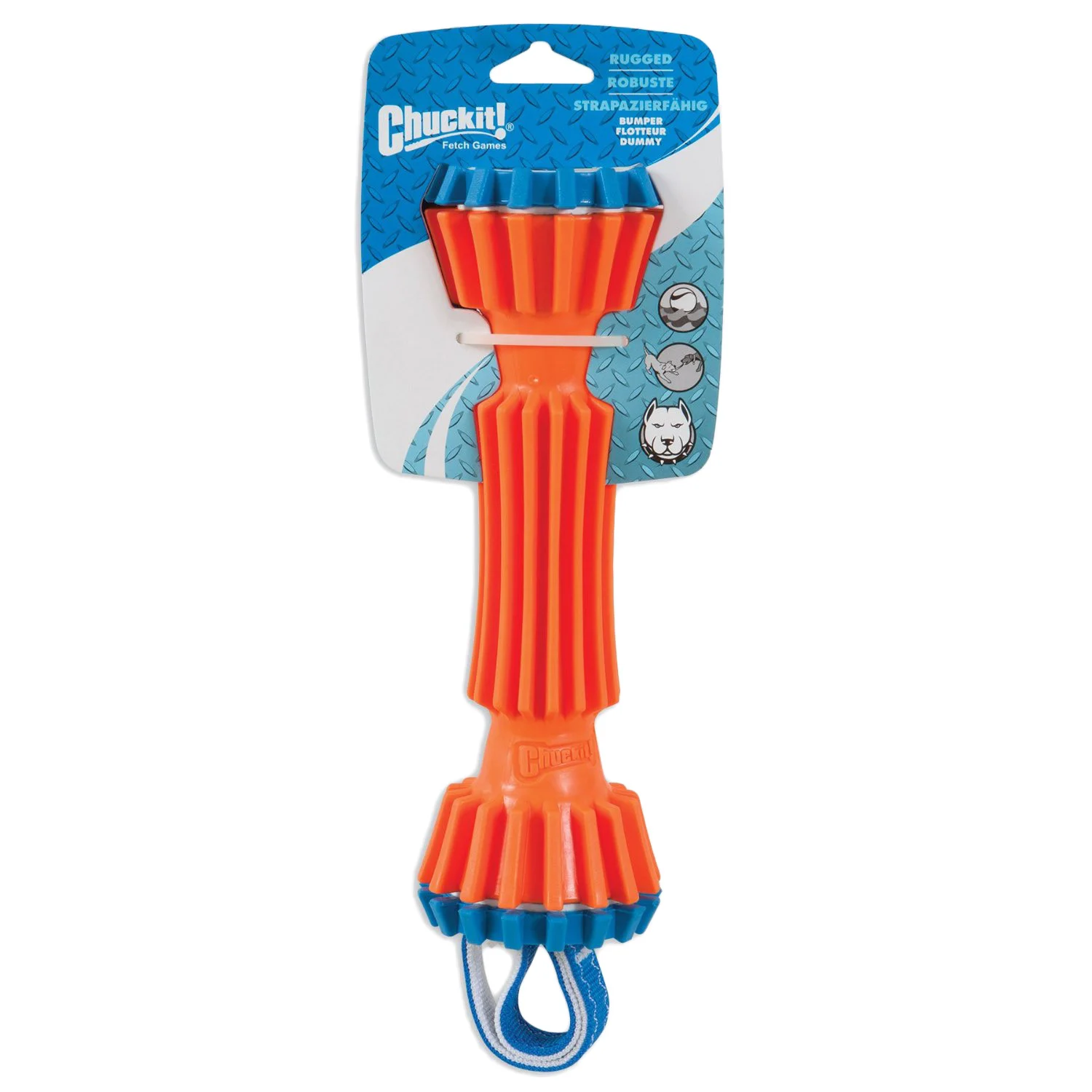 Bumper de rapport en caoutchouc, flottant, 34 cm – Chuckit! Rugged Bumper L – Image 1