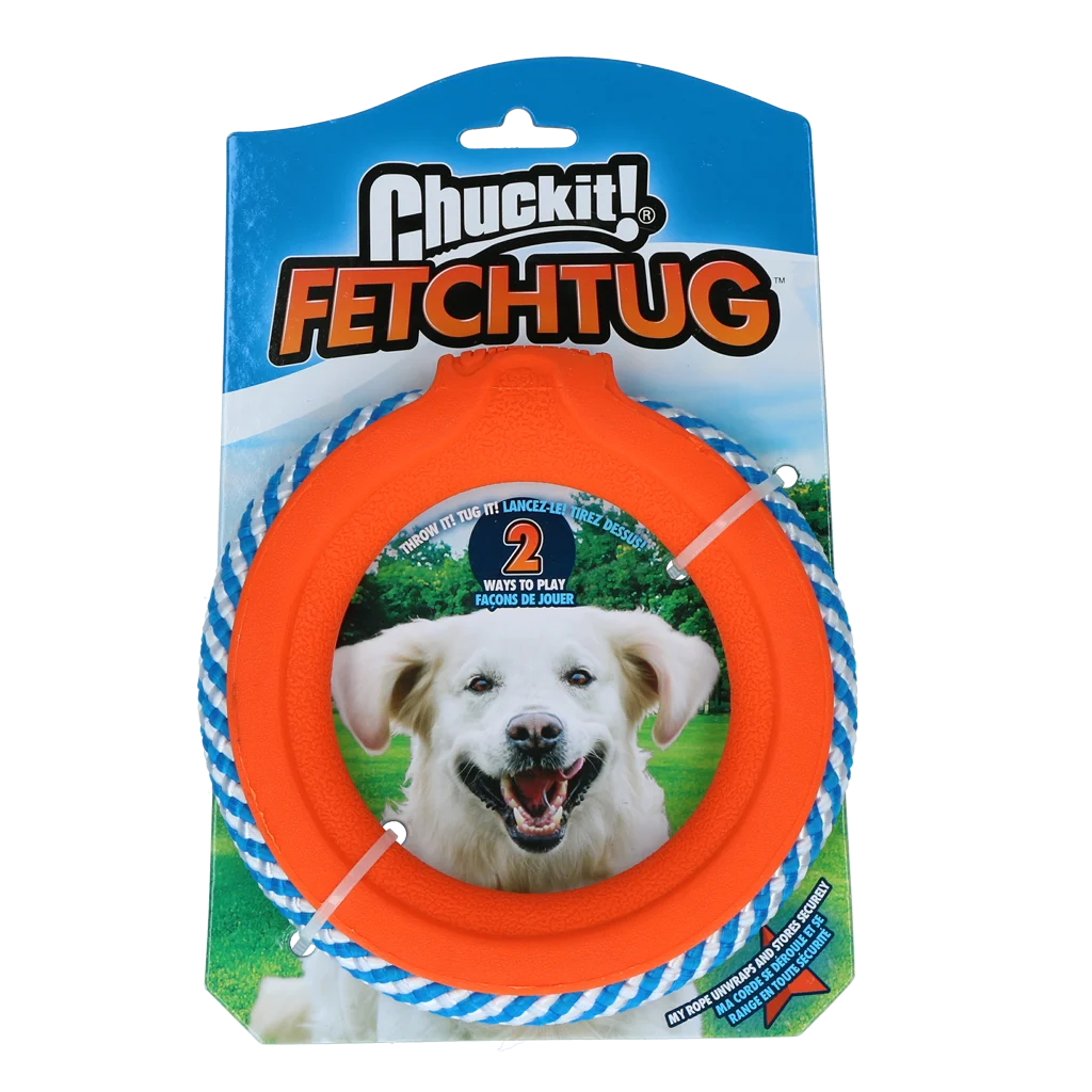 CHUC33105.png Jouet à rapporter avec corde, Ø 13 cm – Chuckit! FetchTug – Image 1