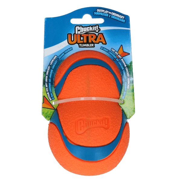 Balle rebondissante pour chien en caoutchouc, 7,5 cm – Chuckit! Ultra Tumbler