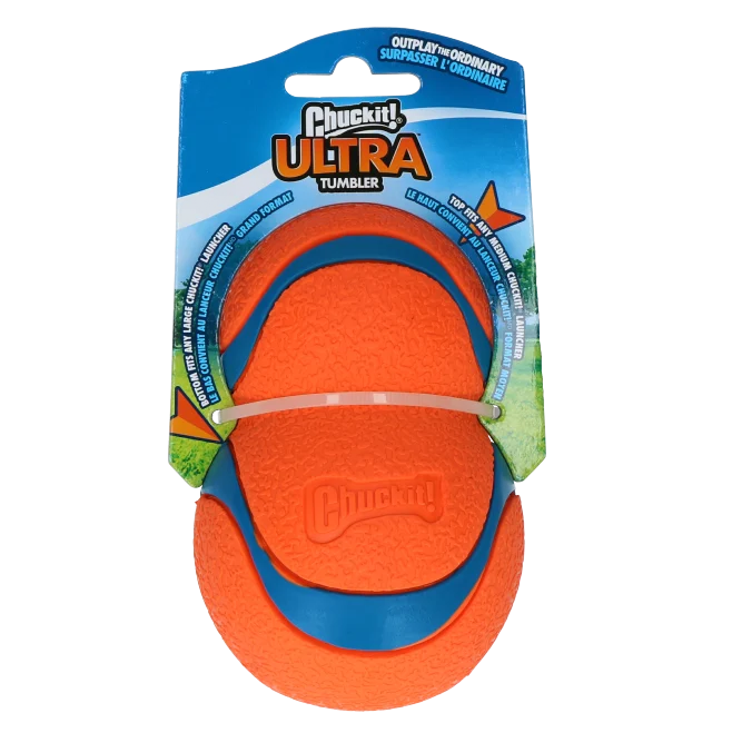 CHUC33117.png Balle rebondissante pour chien en caoutchouc, 7,5 cm – Chuckit! Ultra Tumbler – Image 1