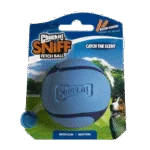 Balle pour chien à l’odeur de bacon – Chuckit! Sniff Fetch Ball Bacon M