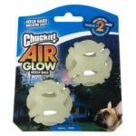 Balle lumineuse pour chien S, flottante, 4,5 cm, 2 pièces – Chuckit! Air Glow Fetch Ball