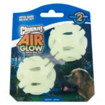 Balle lumineuse pour chien M, flottante, 6 cm, 2 pièces – Chuckit! Air Glow Fetch Ball