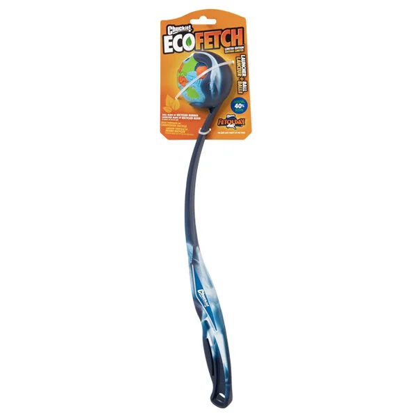 Lanceur de balle avec balle et poignée ergonomique, 45,7 cm – Chuckit! Eco Fetch Launcher + Ball