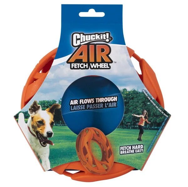 Anneau à rapporter en plastique, léger, 18 cm – Chuckit! Air Fetch Wheel