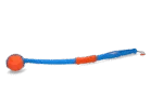 Lanceur de balles avec balle en caoutchouc, pliable, 63 cm une fois déplié – Chuckit! Fetch & Fold Launcher Original – Image 2