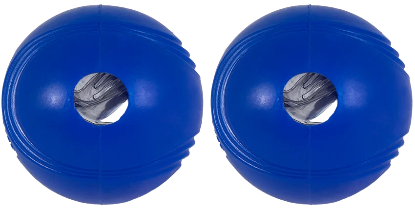 Balle pour chien avec crépitement M, ø 6 cm, 2 pièces – Chuckit! Super Crunch Ball – Image 3