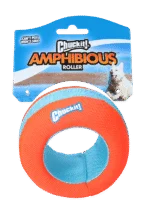Jouet à rapporter flottant, orange, 11 cm – Chuckit! Amphibious Roller