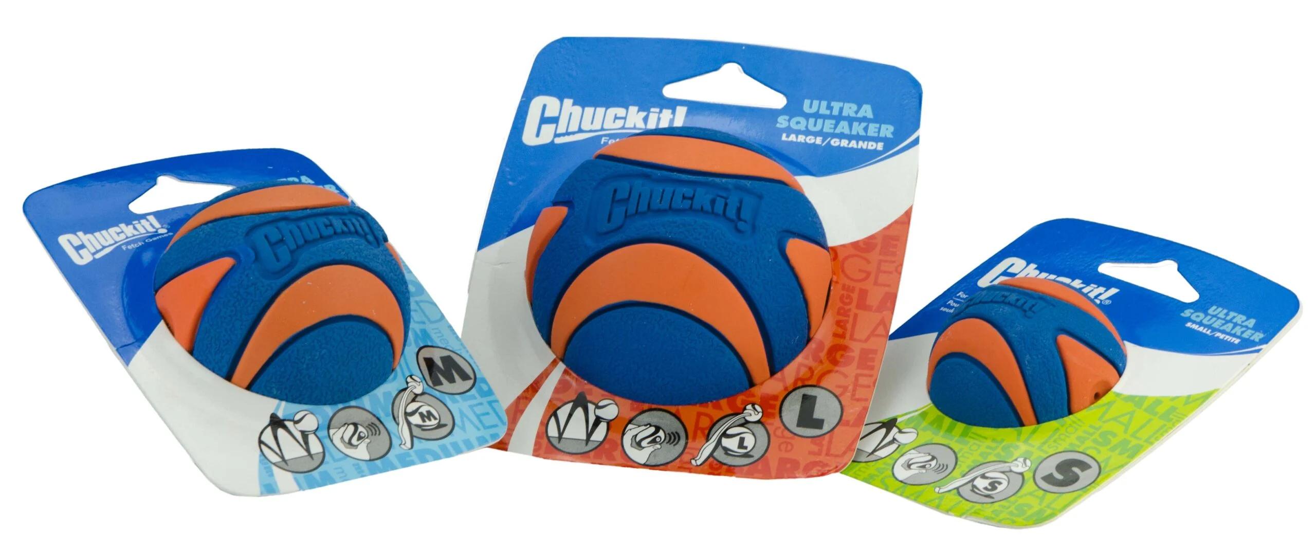 Balle pour chien en caoutchouc avec couineur S, ø 5 cm, 1 pièce – Chuckit! Ultra Squeaker Ball – Image 2