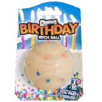 Balle pour chien parfum vanille, M 6 cm – Chuckit! Birthday Fetch Ball