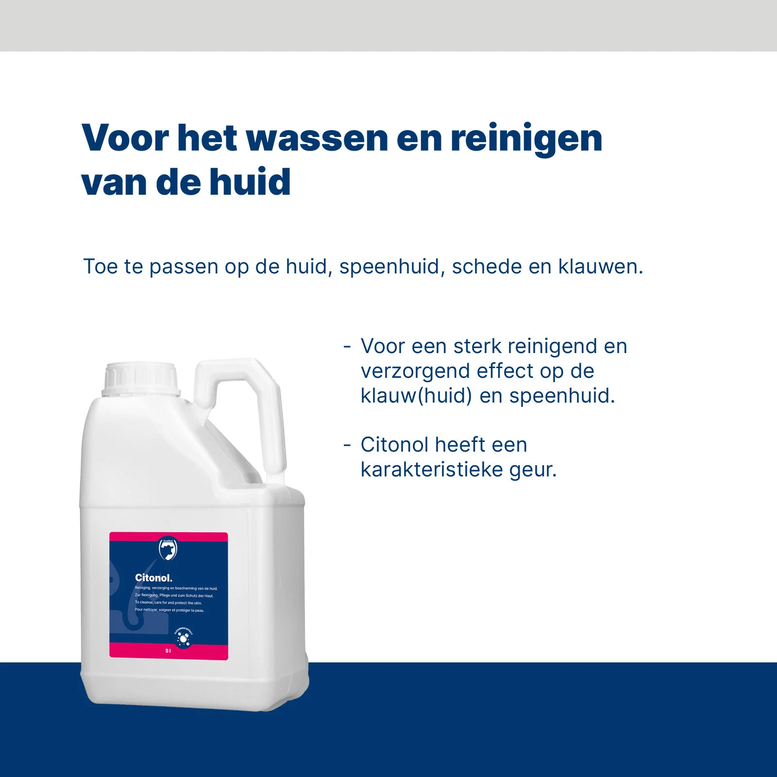 Nettoyant pour la peau des trayons et les onglons, 5 l – Excellent Citonol – Image 2