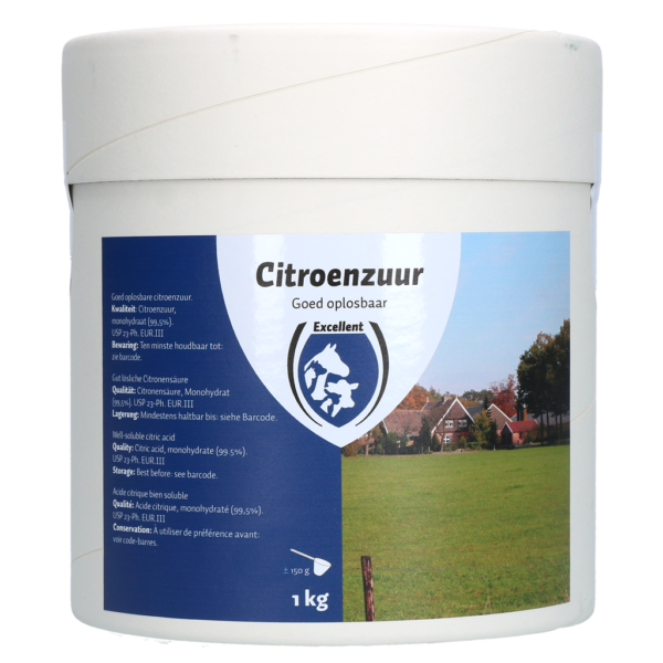 Acide citrique pour le nettoyage, 1 kg – Excellent Citroenzuur