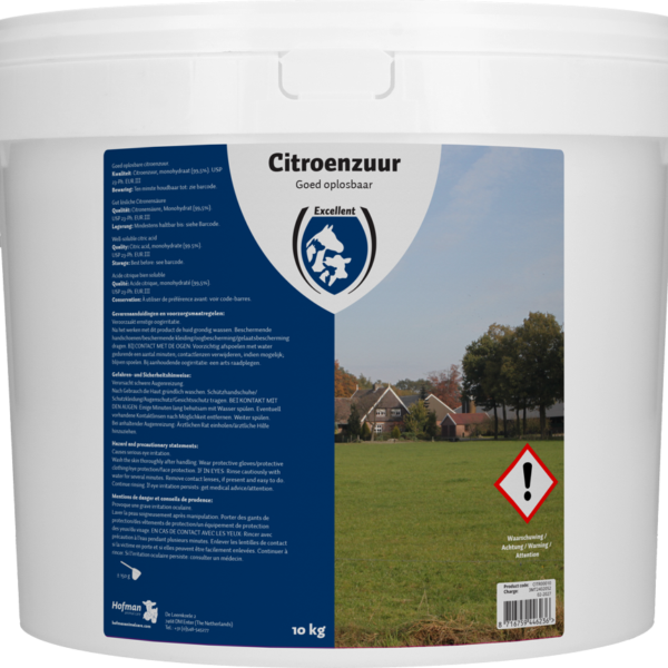 Acide citrique pour le nettoyage, 10 kg – Excellent Citroenzuur