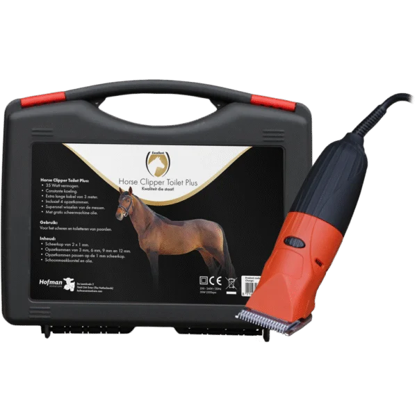 Tondeuse pour chevaux avec 4 peignes adaptables, 35 W – Excellent Horse Clipper Toilet Plus