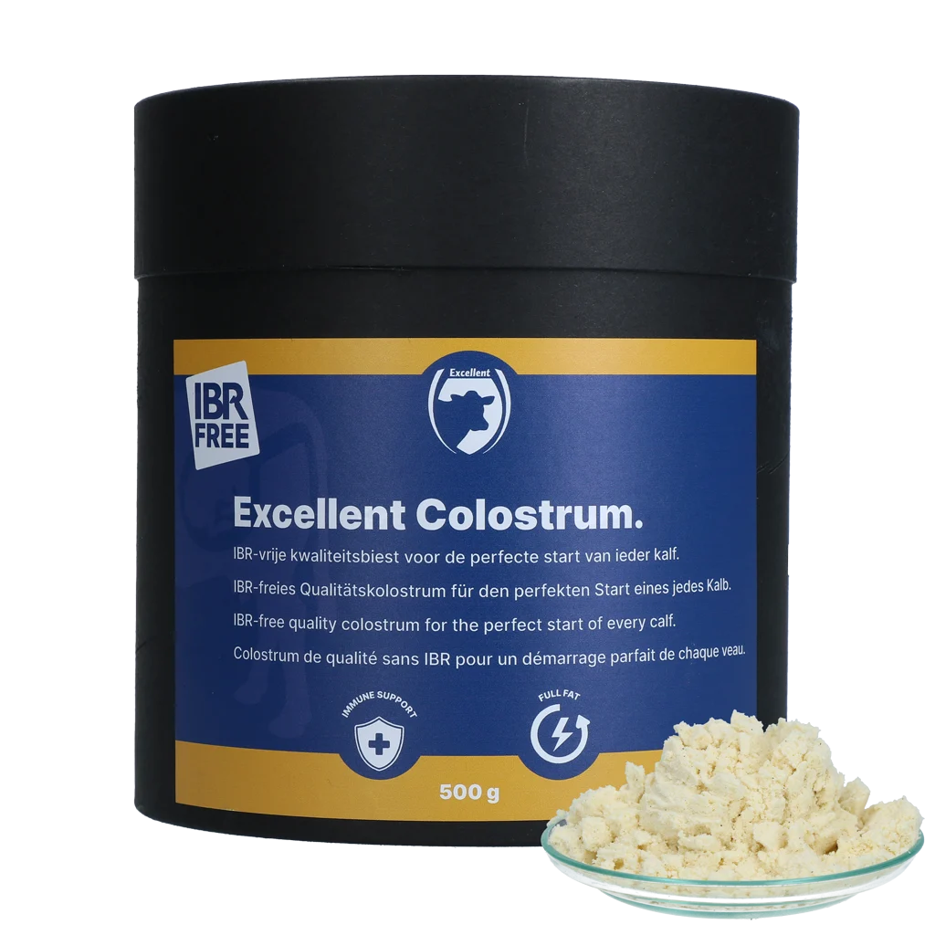 Colostrum pour veaux, exempt d’IBR, 500 g – Excellent Colostrum – Image 1