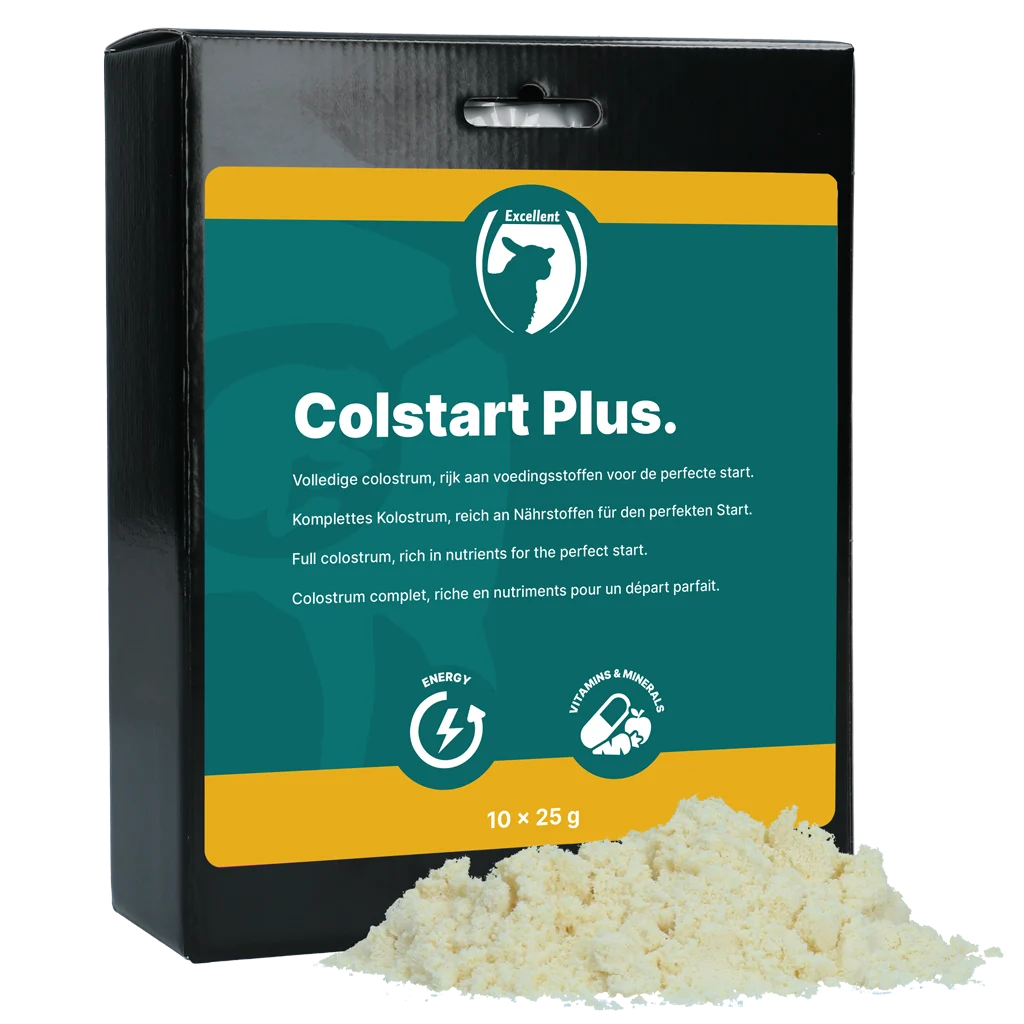 Poudre de colostrum pour agneaux nouveau nés, 10 x 25 g – Excellent Colstart Plus – Image 1