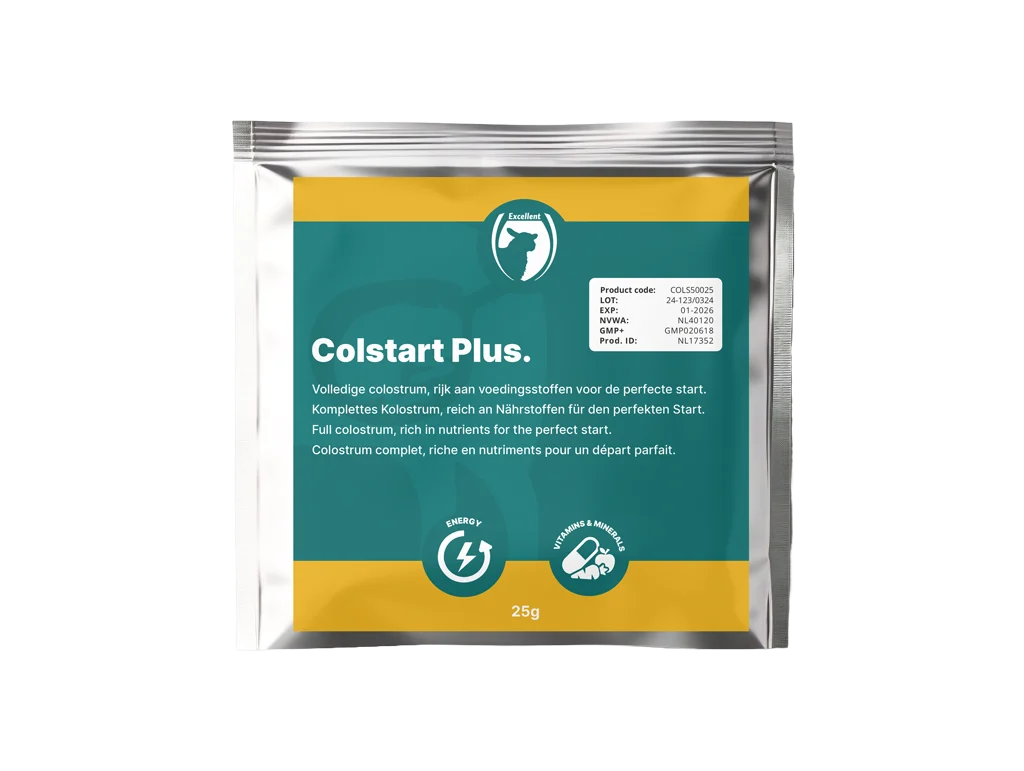 Poudre de colostrum pour agneaux nouveau nés, 10 x 25 g – Excellent Colstart Plus – Image 2
