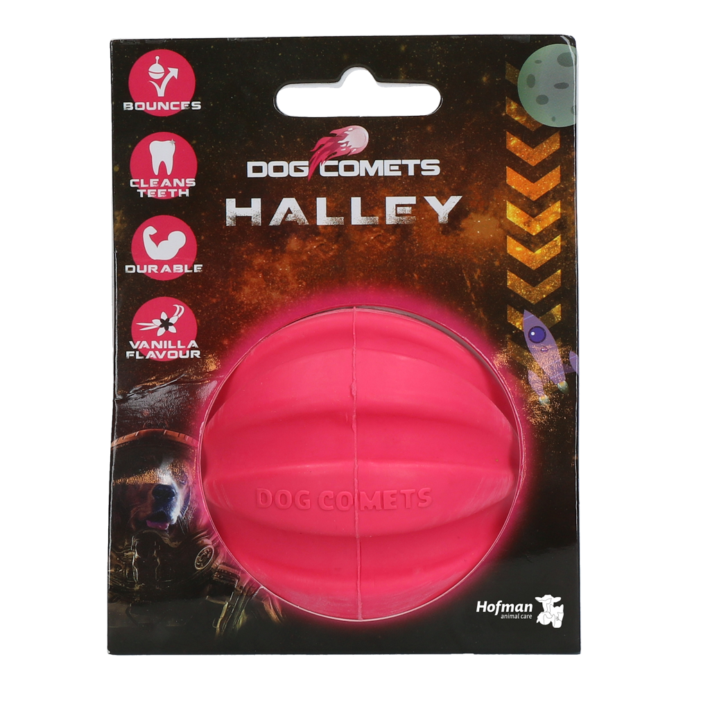 Hondenbal Roze – Dog Comets Halley Balle pour chien rose – Dog Comets Halley