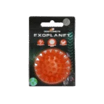 Balle pour chien à picots avec couineur, S 5 cm, orange – Dog Comets Exoplanet