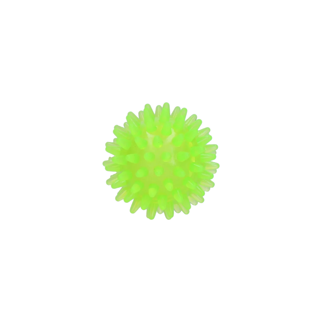 Balle pour chien à picots avec couineur, S 5 cm, verte – Dog Comets Exoplanet – Image 2