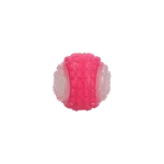 Balle pour chien avec partie lumineuse et couineur S, 5 cm, rose – Dog Comets Glow In The Dark Moon Bal – Image 3