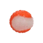 Balle lumineuse pour chien avec couineur, M 7,5 cm, orange – Dog Comets Glow In The Dark Moon Bal – Image 2