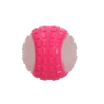 Balle pour chien lumineuse avec couineur M, 7,5 cm, rose – Dog Comets Glow In The Dark Moon Bal – Image 3