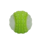 Balle lumineuse pour chien avec couineur, M 7,5 cm, verte – Dog Comets Glow In The Dark Moon Bal – Image 3