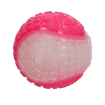 Balle lumineuse pour chien avec couineur, L 10 cm, rose – Dog Comets Glow In The Dark Moon Bal – Image 2