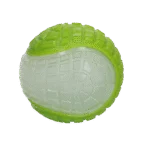 Balle lumineuse pour chien avec couineur, L 10 cm, verte – Dog Comets Glow In The Dark Moon Bal – Image 2