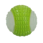 Balle lumineuse pour chien avec couineur, L 10 cm, verte – Dog Comets Glow In The Dark Moon Bal – Image 3