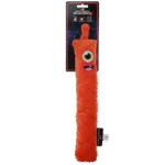 Jouet à lancer pour chien en peluche avec couineur, orange L, 32 cm – Dog Comets Invaders