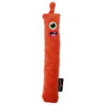 Jouet à lancer pour chien en peluche avec couineur, orange L, 32 cm – Dog Comets Invaders – Image 2